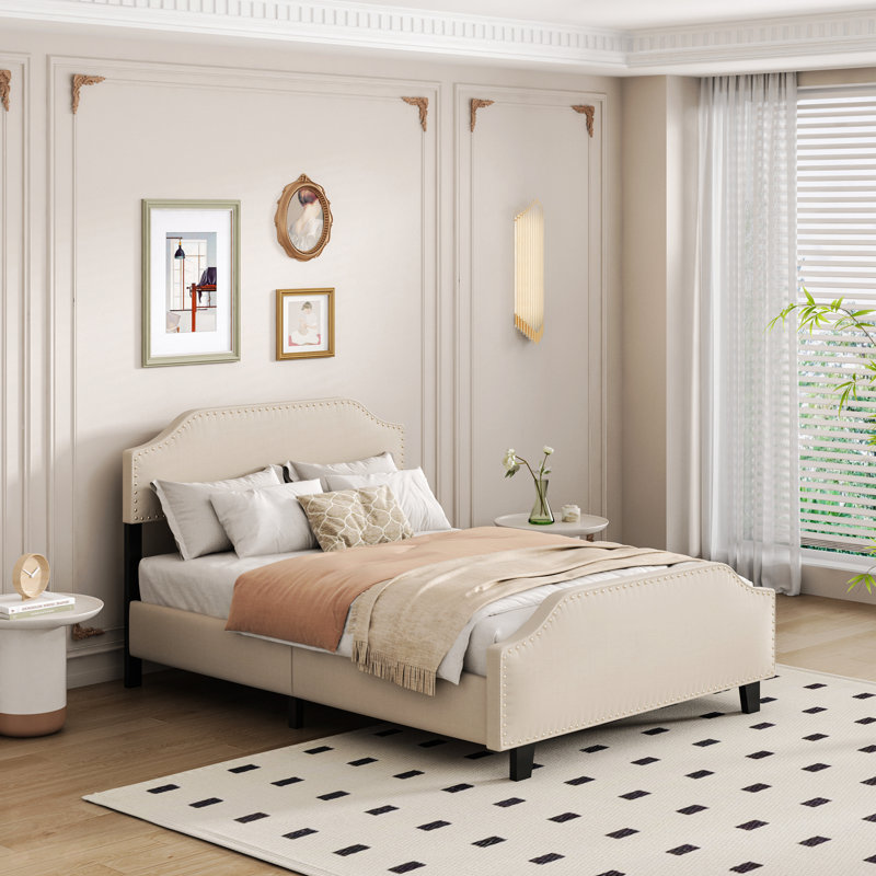 Wayfair linen bed discount